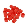 thumbnail image 1 of Unique Bargains 20 Pcs Wheel Lug Nut Bolt Rims Tire Nut Screws Dust Cap Cover Nut Protection Silicone Red 2.2x15x20mm, 1 of 7