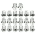 thumbnail image 1 of Unique Bargains 20 Pcs Wheel Lug Nuts Compatible for Jaguar XF XJ XE M12 x 1.5 Carbon Steel Silver Tone Tire Lugnuts, 1 of 6