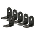 thumbnail image 1 of Unique Bargains 20 x 20mm Stainless Steel Black L Shaped Angle Brackets Corner Braces 90 Degree Metal, 6pcs, 1 of 6