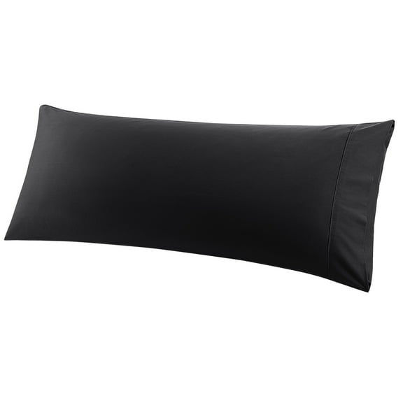 Unique Bargains 20"x 55" 1PC Envelope Closure Body Pillow Cover Black