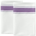 thumbnail image 1 of Unique Bargains 20"x28" Absorbent Linen Kitchen Dish Tea Towels Set Purple, 1 of 6