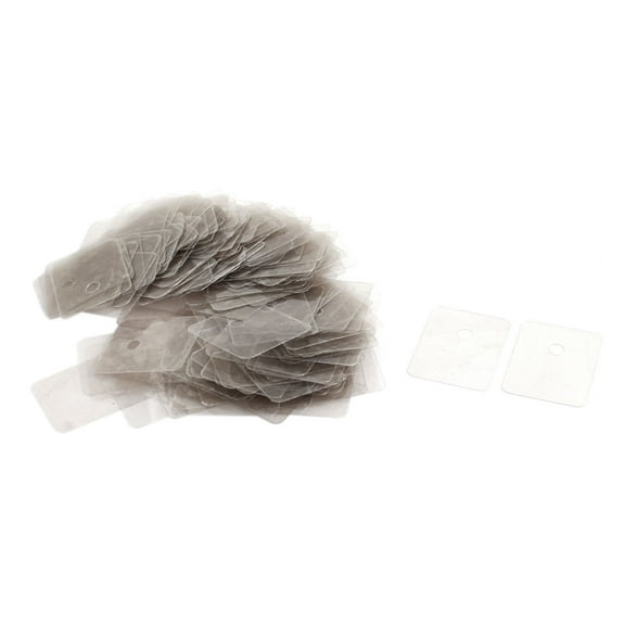 Unique Bargains 200Pcs 20mmx25mmx0.09mm Mica Insulation Sheet Insulator