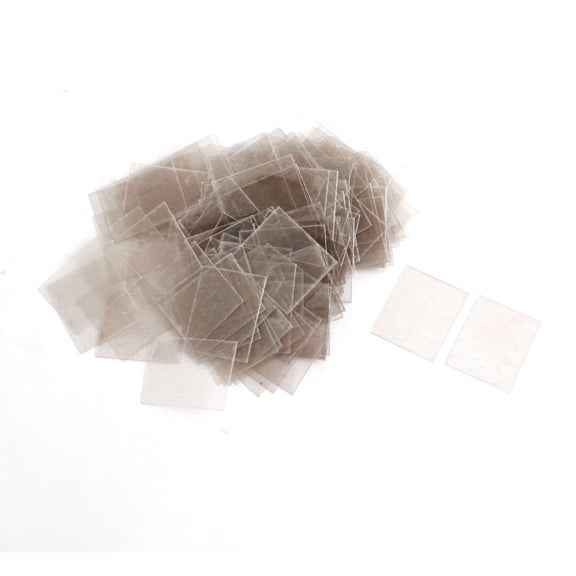 Unique Bargains 200Pcs Silicone Resin Mica Paper Sheets Insulator