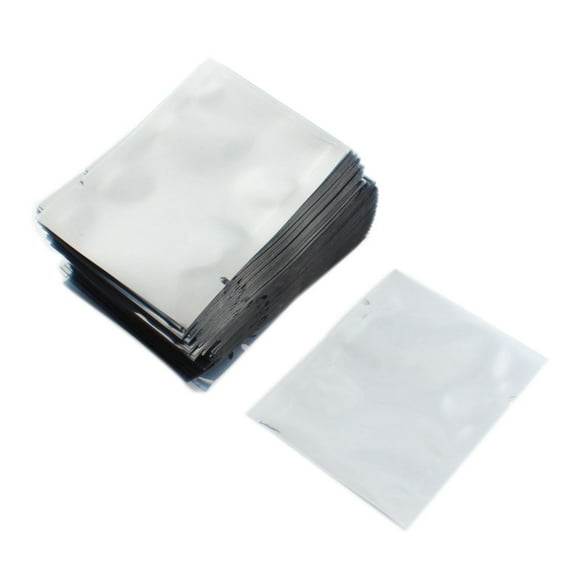 Unique Bargains 200pcs 2.5" x 3" ESD Anti-Static Shielding Bags Open-Top 60x80mm