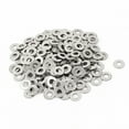 thumbnail image 1 of Unique Bargains 200pcs 304 Stainless Steel M3 Flat Washers Spacers Gasket Silver Tone, 1 of 1