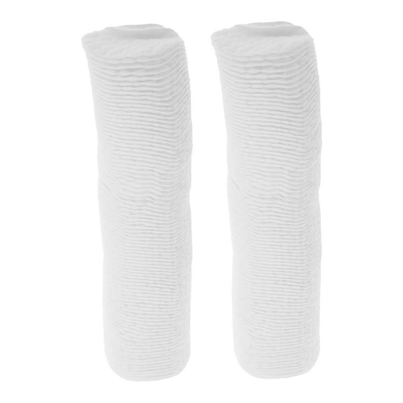 Unique Bargains 200pcs Disposable Dot Makeup Remover Sponge White