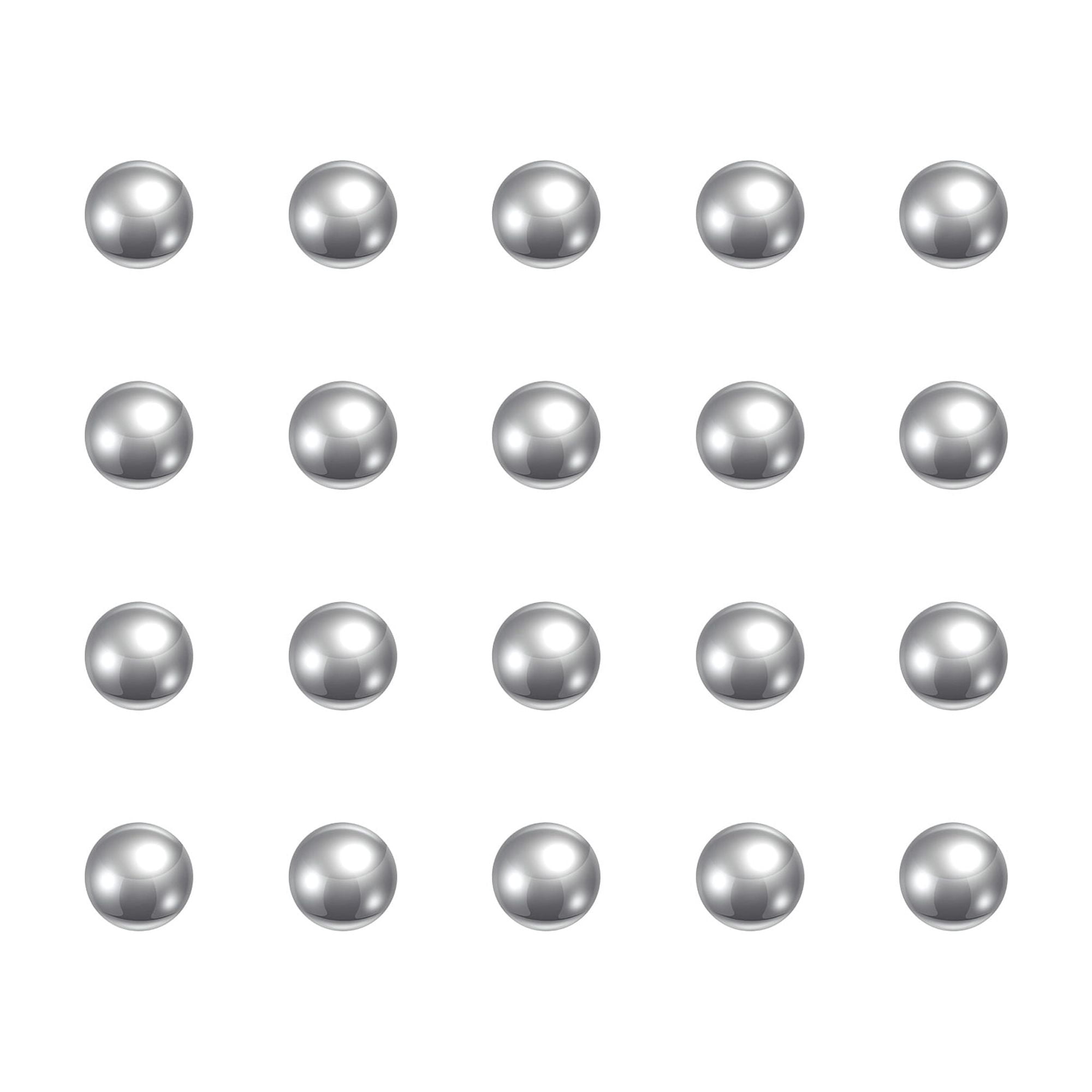 Unique Bargains 201 Stainless Steel Bearing Balls G100 Precision 3mm