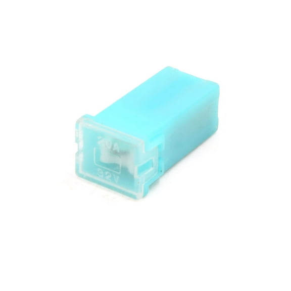 Unique Bargains 20A 32V Blue Plastic Rectangle Female PAL Cartridge Fuses for Cars Vehicle