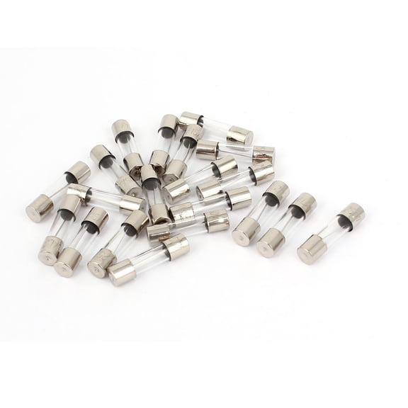 Unique Bargains 20Pcs 250V 15A F15AL Quick Fast Blow Glass Tube Fuses 5mm x 20mm