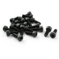 thumbnail image 1 of Unique Bargains 20Pcs Alloy Steel Knurled Countersunk Pan Head Hex Bolts M4x10mm, 1 of 1