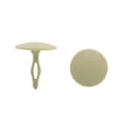 thumbnail image 1 of Unique Bargains 20Pcs Beige Universal Car Plastic Rivets Push Fastener Retainer Clips 5mm, 1 of 2