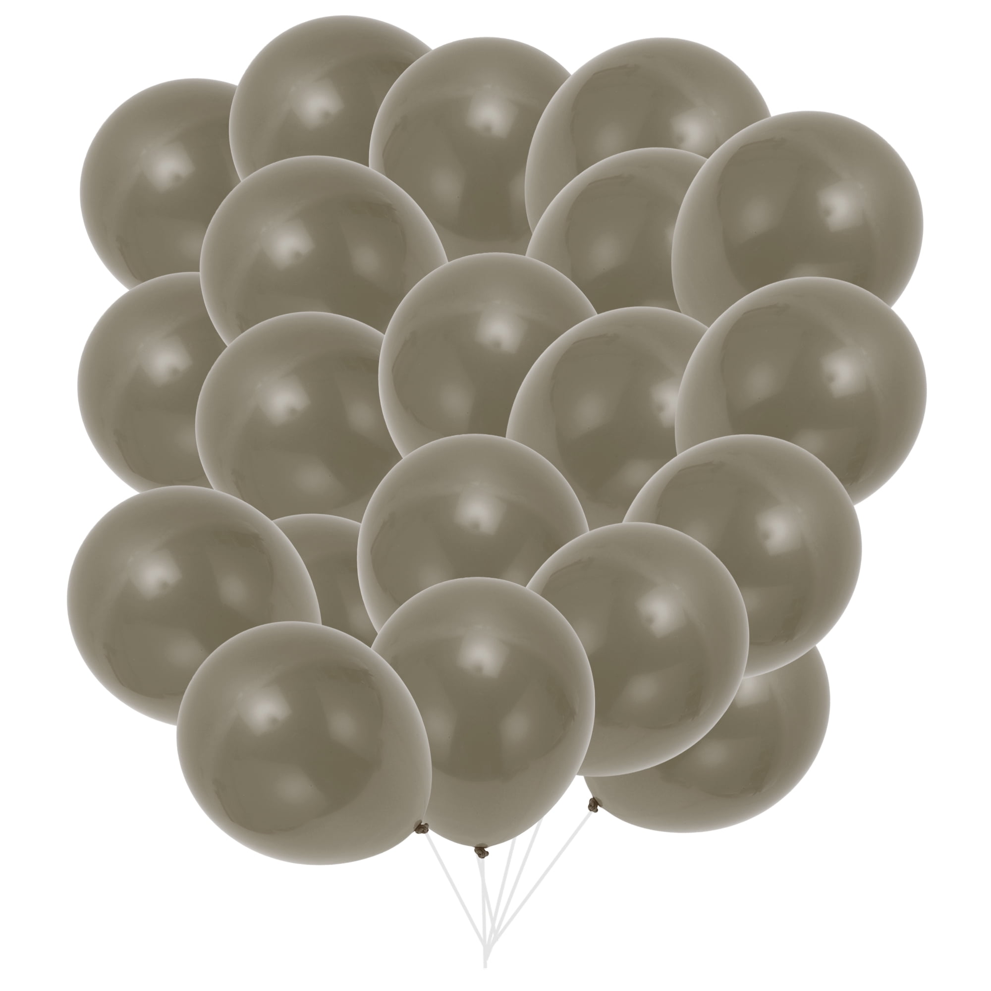 Unique Bargains 20Pcs Latex Party 10inchch Helium Balloons White
