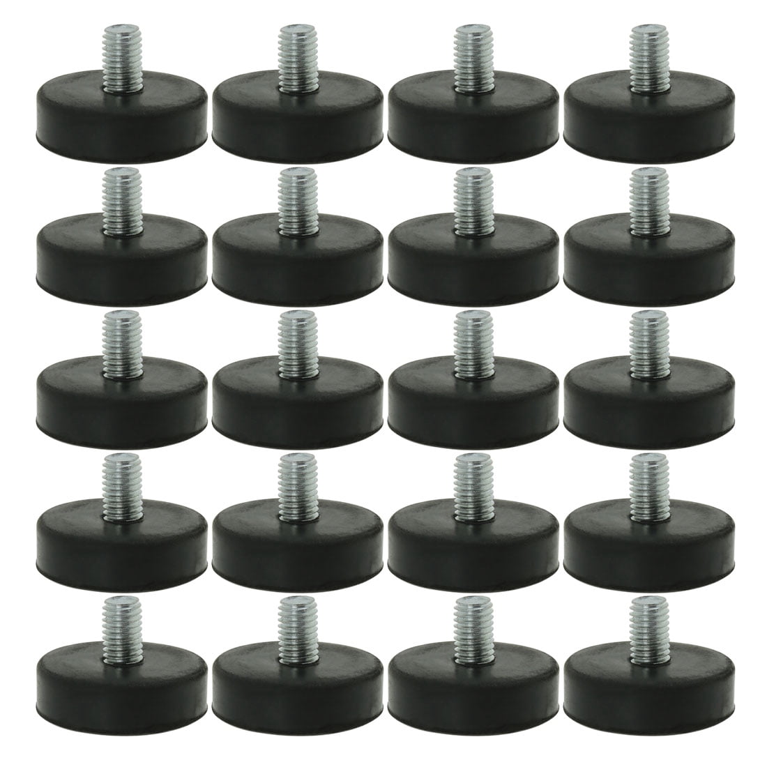 Unique Bargains 20Pcs M10 x 15 x 43mm Leveling Feet Adjustable Floor Protector