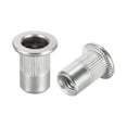 thumbnail image 1 of Unique Bargains 20Pcs M6 304 Stainless Steel Rivet Nuts Flat Head Insert, 1 of 3
