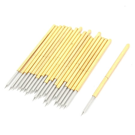 Unique Bargains 20Pcs P100-B1 1.5mm Diameter Round Tip Spring PCB Testing Probes Pin