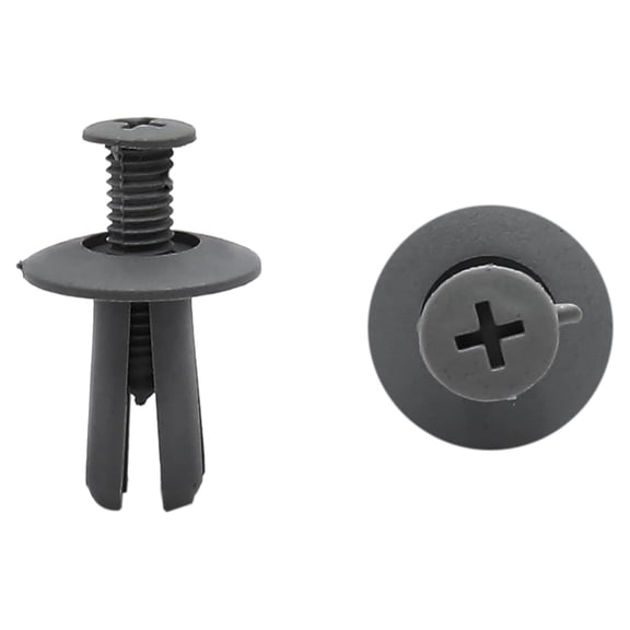 Unique Bargains 20Pcs Plastic 8mm Hole Car Door Panel Retainer Clips Rivet Fastener