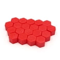 thumbnail image 1 of Unique Bargains 20Pcs Red Silicone 19mm Car Wheel Nut Lug Hub Covers Screw Dust Protect Caps, 1 of 4
