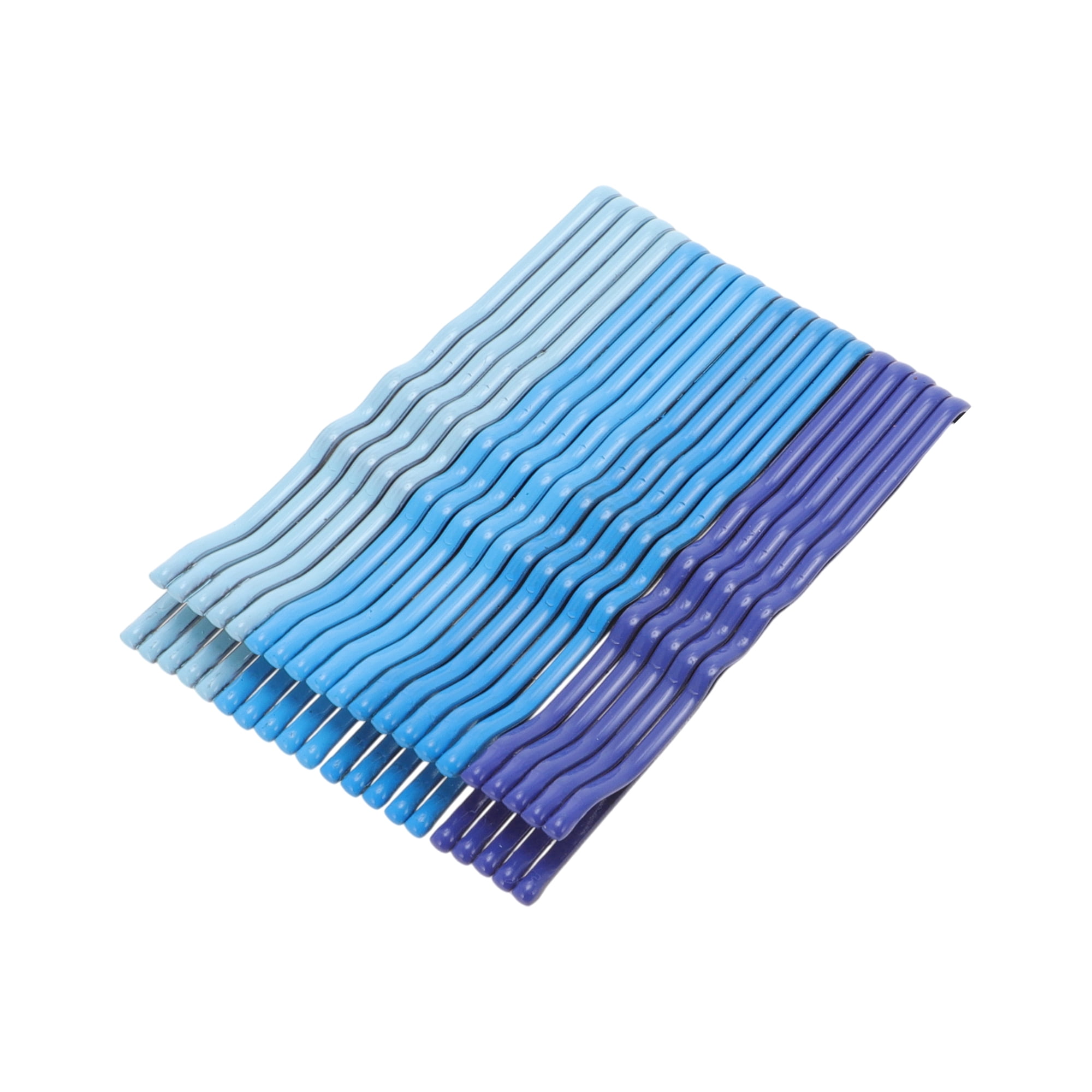 Unique Bargains 20Pcs Simple Hair Clips Hairdo Clip Set Blue