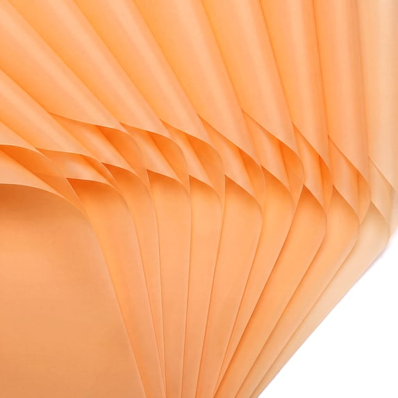 Unique Bargains 20Pcs Solid Color Waterproof Gift Wrap Paper Champagne 22" x 22"