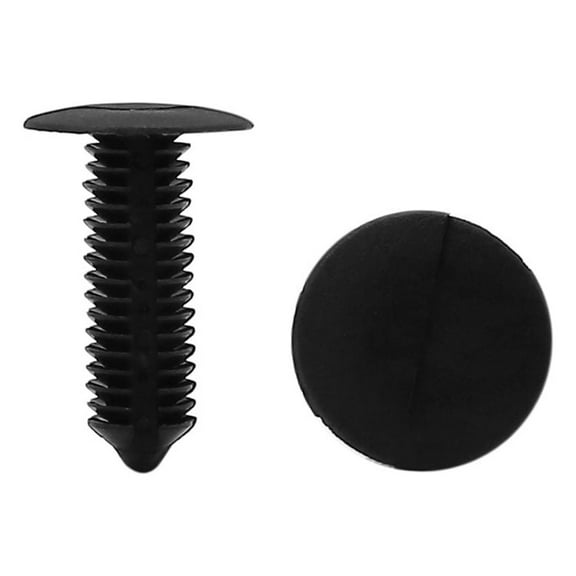 Unique Bargains 20Pcs Universal Fits Car Door Rivets Bumper Trim Panel Retainer Clip 9mm Black