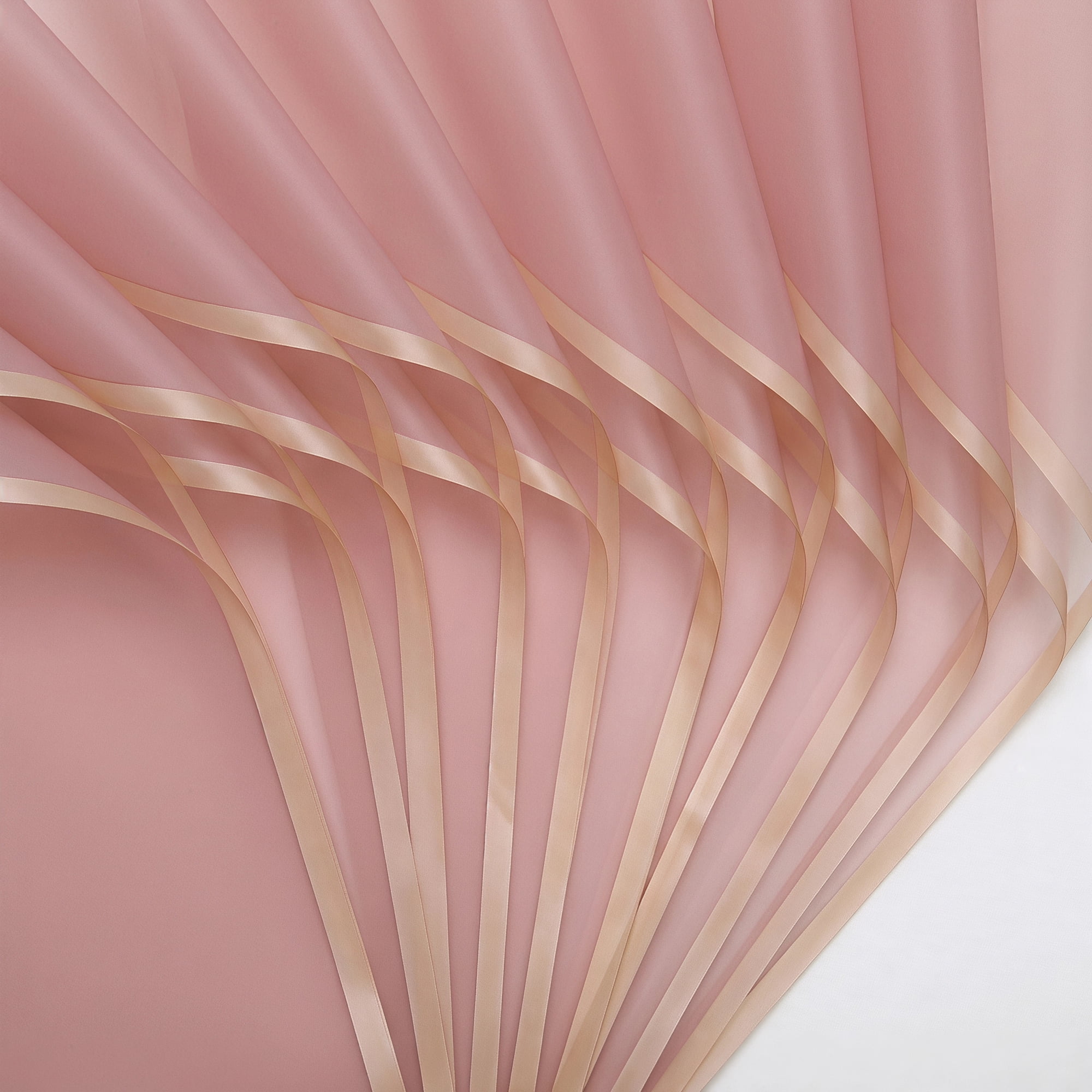 Unique Bargains 20Pcs Waterproof Matte Gift Wrapping Paper Sheets Light Pink 22" x 22"