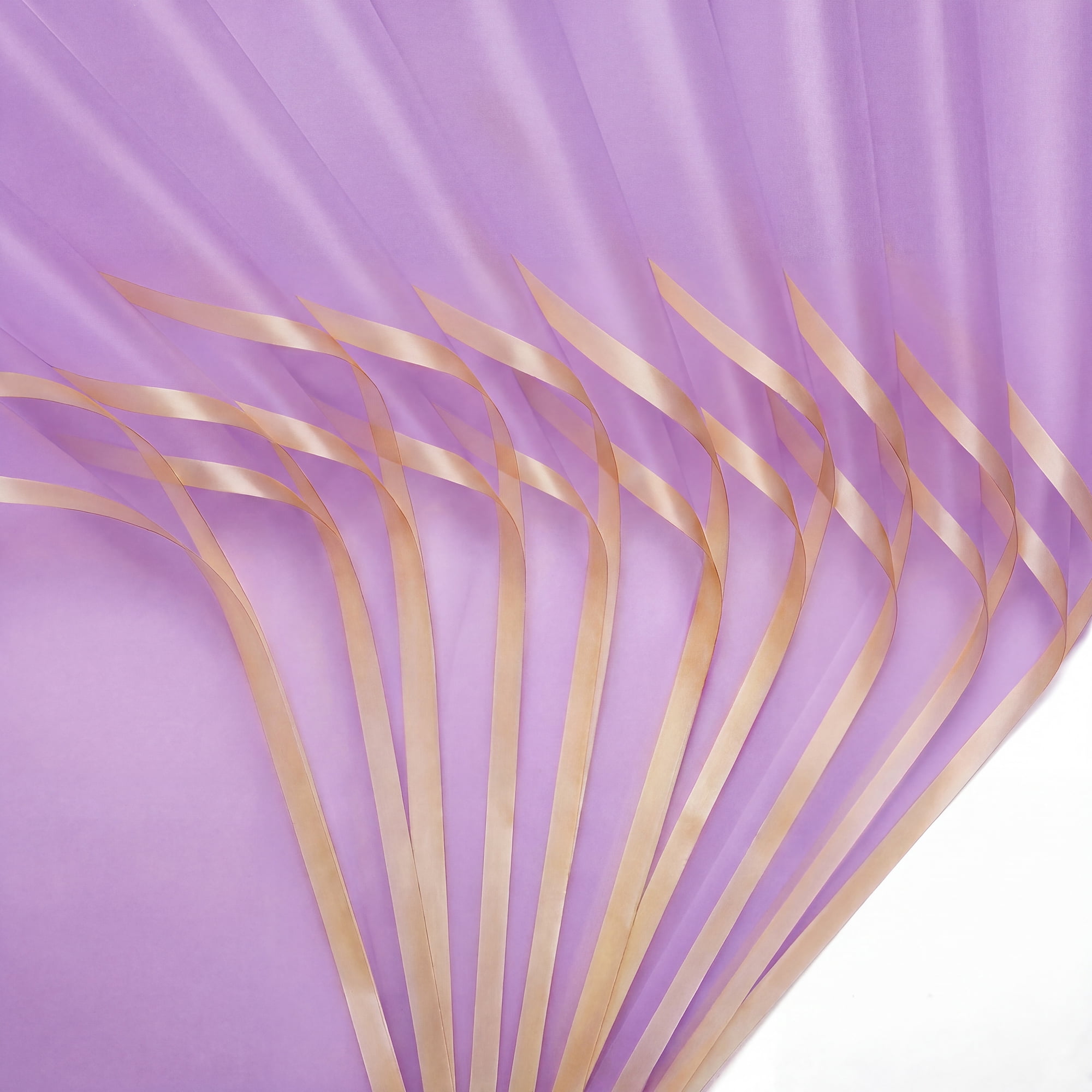 Unique Bargains 20Pcs Waterproof Matte Gift Wrapping Paper Sheets Light Purple 22" x 22"