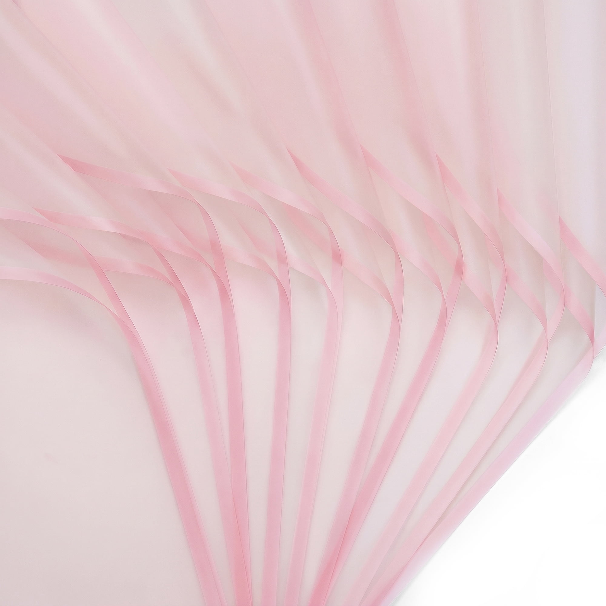 Unique Bargains 20Pcs Waterproof Solid Color Wrapping Paper Pink 22.4" x 22.4"