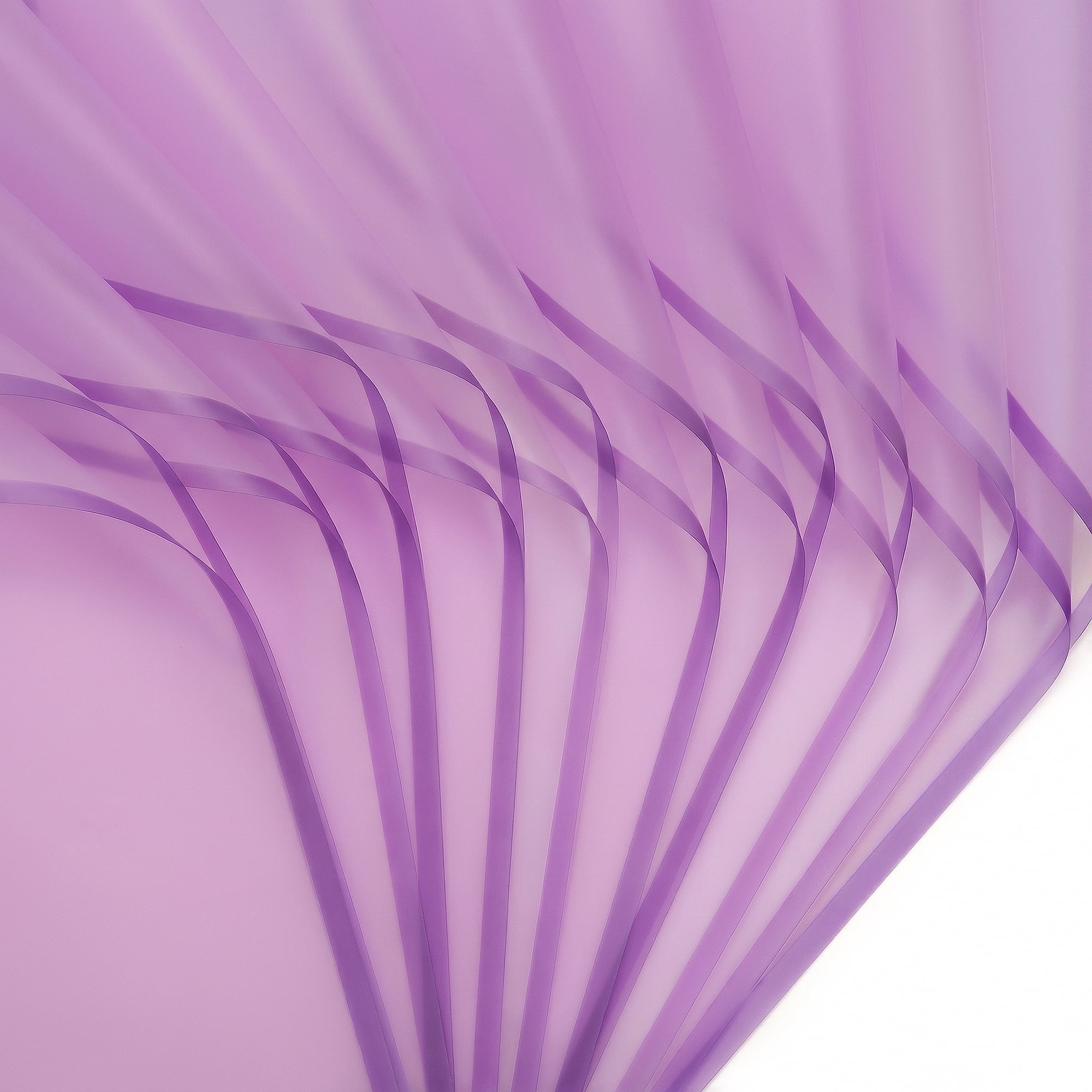 Unique Bargains 20Pcs Waterproof Solid Color Wrapping Paper Purple 22.4" x 22.4"