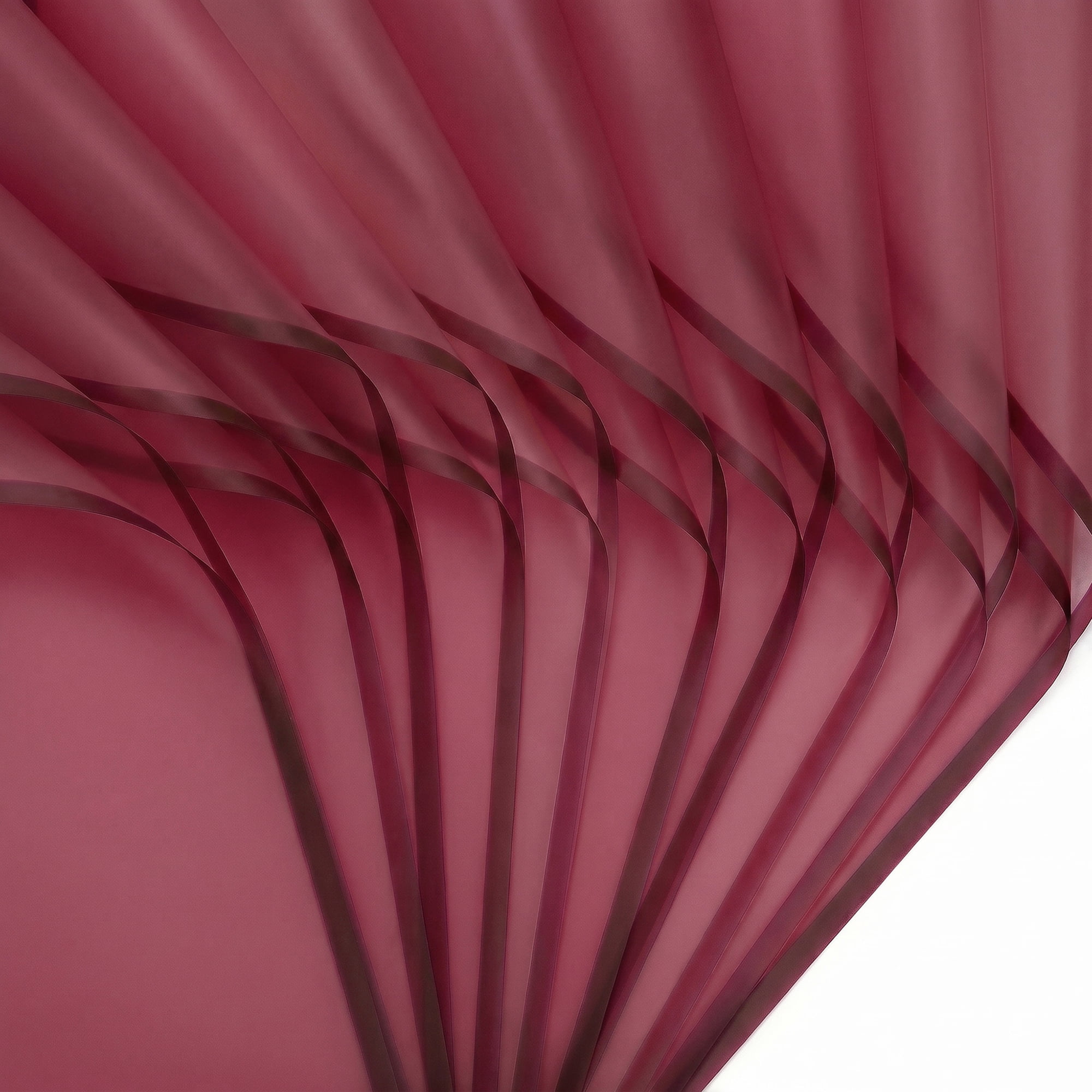 Unique Bargains 20Pcs Waterproof Solid Color Wrapping Paper Red 22.4" x 22.4"
