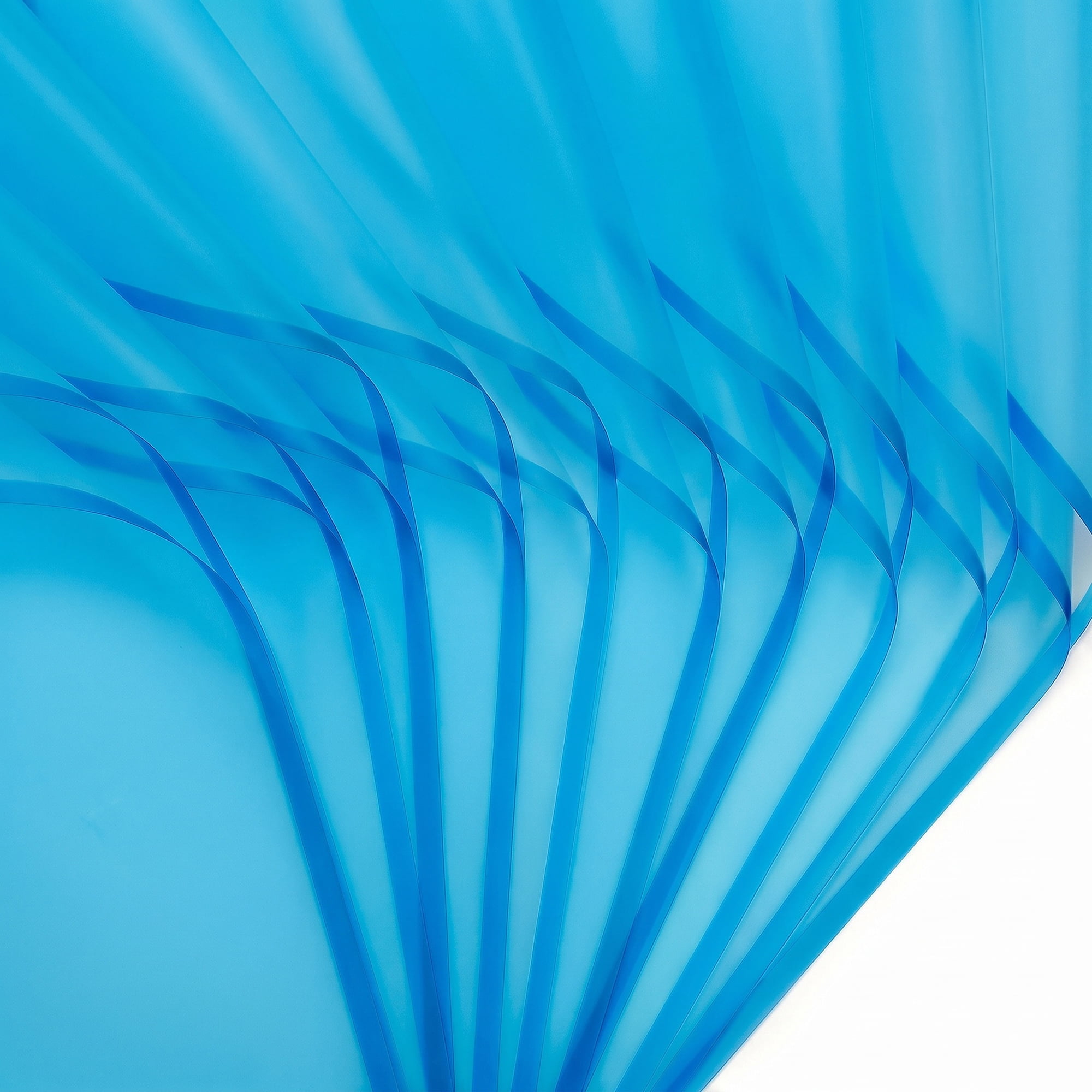 Unique Bargains 20Pcs Waterproof Solid Color Wrapping Paper Royal Blue 22.4" x 22.4"