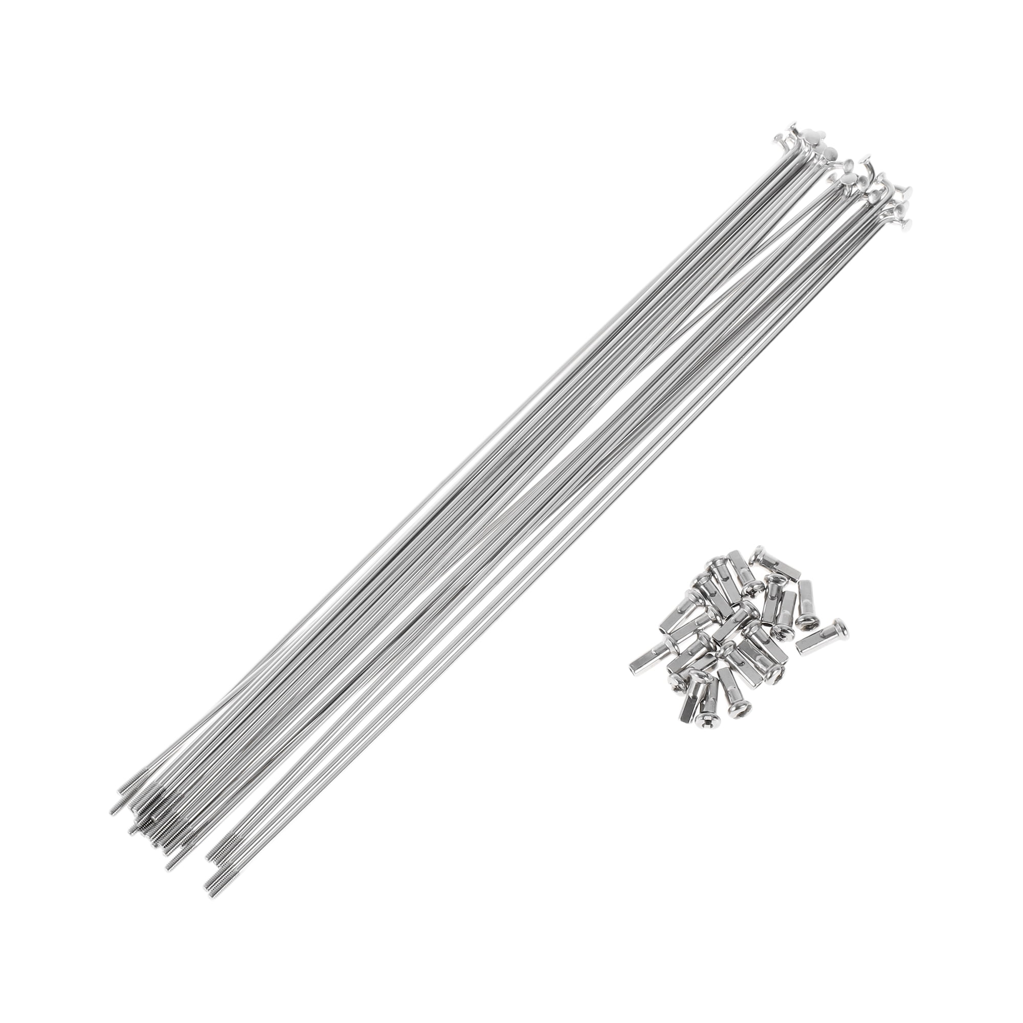 Unique Bargains 20Set 13G Bicycle SpokesBike Wheel Spokes 304 Stainless Silver-251mm