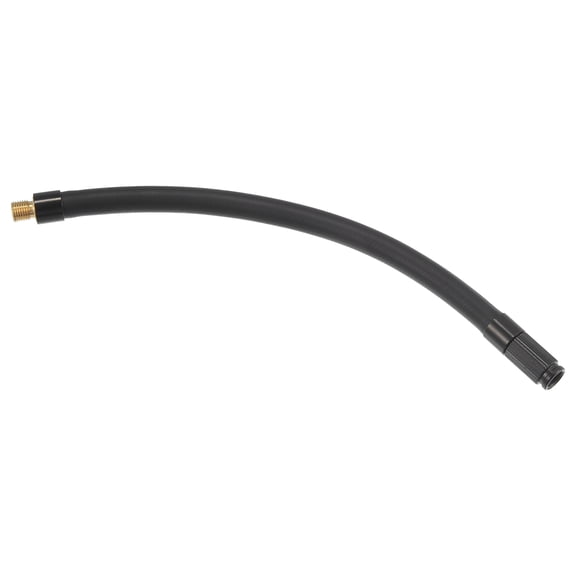 Unique Bargains 20cm Tire Inflator Extension Hose Chuck Adapter Air Pump Tube Tire Valve Black Connection Pipe for Car