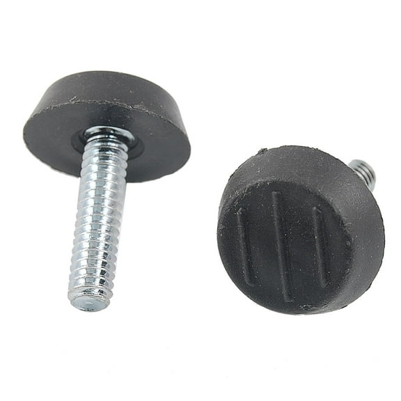 Unique Bargains 20mm Thread Length 6mm Diameter Furniture Leveling Glide 5Pcs