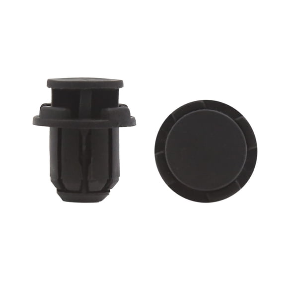 Unique Bargains 20pcs 14mm Hole Dia Car Door Trim Fender Plastic Rivets Fastener Clip Black