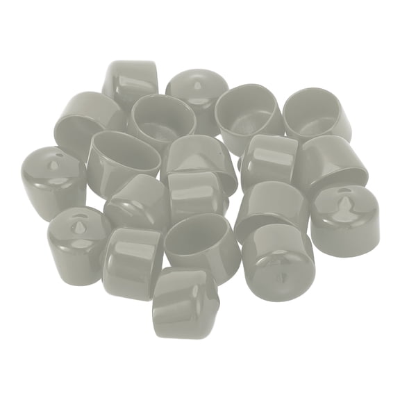 Unique Bargains 20pcs 19mm Exterior Wheel Lug Nut Bolt Gray
