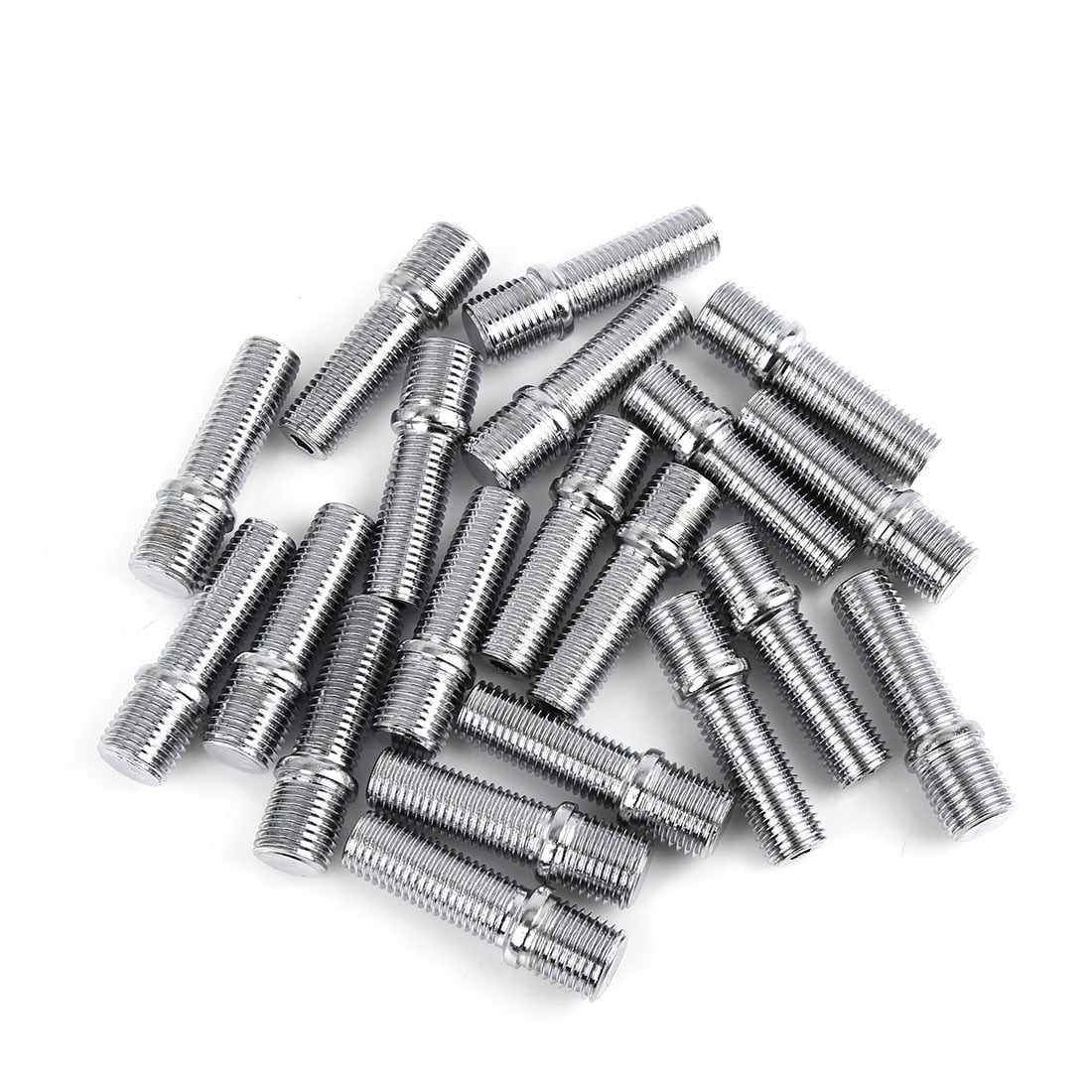Unique Bargains 20pcs 50mm M14 x 1.5 to M12 x 1.5 German Vehicle Wheel Stud Bolts