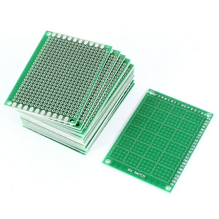 Unique Bargains 20pcs 5cm x 7cm FR-4 One Side Prototype Tinned PCB Print Circuit Universal Board