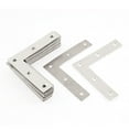 thumbnail image 1 of Unique Bargains 20pcs 80mm x 80mm Stainless Steel Flat Corner Brace Fixing Repair Bracket Plates, 1 of 1