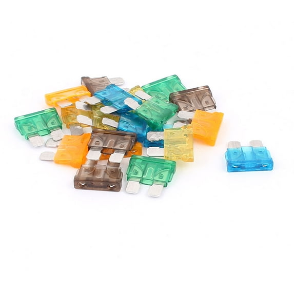 Unique Bargains 20pcs Assorted Color ATC Fuses for Auto Car Caravan Vehicle