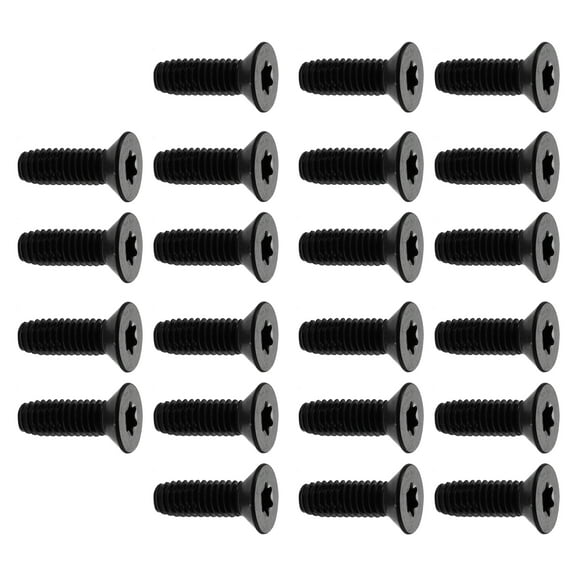 Unique Bargains 20pcs Auto Screws for Jeep Wrangler CJ7 YJ TJ 76-06 Fasteners Windshield Frame Hinge Tailgates Screw