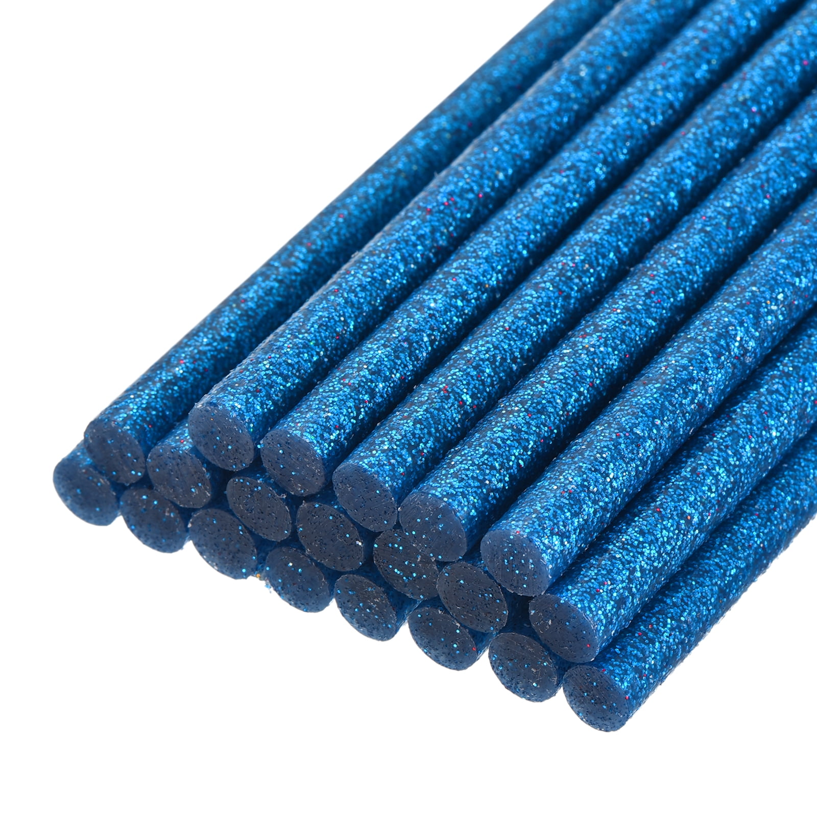 Unique Bargains 20pcs Hot Melt Glue Gun Sticks,275mm x 11mm for Most Glue Gun,Glitter Blue