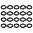 thumbnail image 1 of Unique Bargains 20pcs M12 Engine Oil Drain Plug Rubber Crush Washer Seal Ring Gasket Universal Black for Car, 1 of 5