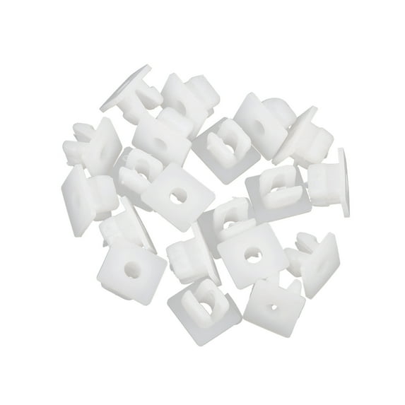 Unique Bargains 20pcs Plastic Rivet Car Bumper Fender Fastener Clips Retainer