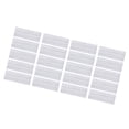 thumbnail image 1 of Unique Bargains 20 Pcs Reflective Stickers, 3.11"x1.18" Rectangle Shape Safety Tape Reflector Universal for Cars Trucks Trailers Waterproof PET White, 1 of 7