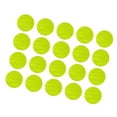 thumbnail image 1 of 20 Pcs Reflective Stickers, 1.97" OD Round Shape Safety Tape Reflector Universal for Cars Trucks Trailers Waterproof PET Fluorescent Yellow, 1 of 7