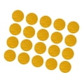 thumbnail image 1 of 20 Pcs Reflective Stickers, 1.97" OD Round Shape Safety Tape Reflector Universal for Cars Trucks Trailers Waterproof PET Yellow, 1 of 7
