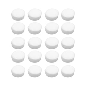 uxcell 10Pcs Plastic Press on Cap Screw Covers 10pcs Brown