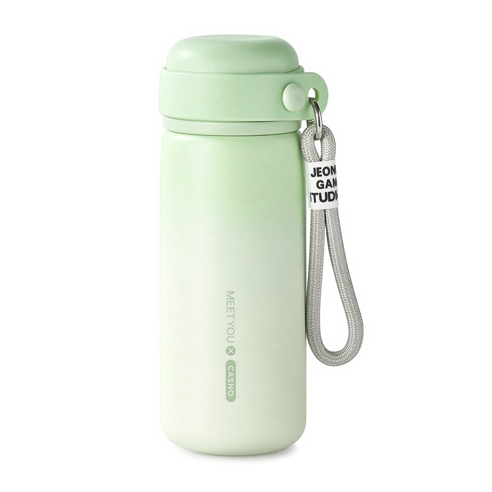 Unique Bargains 21 oz Stainless Steel Insulated Leak Proof Water Bottle Tumbler Green