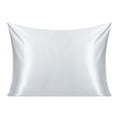 thumbnail image 1 of Unique Bargains 22 Momme Silk Pillowcase Queen Size Silver Grey, 1 of 8