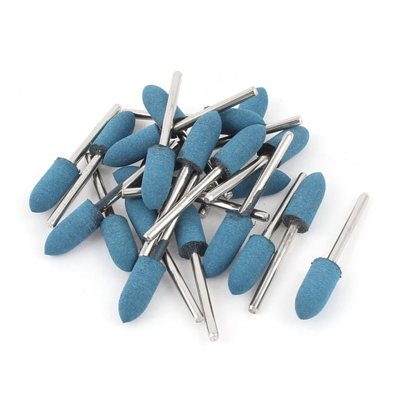 Unique Bargains 22 Pcs Rubber Cone Polishing Mounted Point Rotary Tool 8mm x 3mm